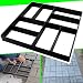 CJGQ 15.7"x15.7"x1.57" Concrete Molds Reusable Walk Maker Pathmate Stone Molding Stepping Stone Path Maker Paver Yard Patio Lawn Garden DIY Walkway Pavement Brick Moulds (8-Grid)
