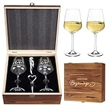 AW BRIDAL House Warming Gifts New Home Wine Glasses Sets, 2025 Closing Gifts for Home Buyers and Homeowner, New Apartment Gift Basket for Couple, First House Gift with Wooden Keepsake Box