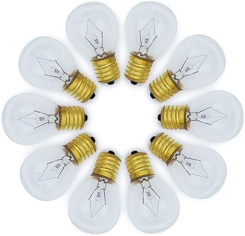 Lumenivo - Bombilla de lava de 130 V y 25 W Sustituye a bombillas S11 de 120 V 25 W Lámparas de lava de 14.5 pulgadas, luz de burbujas y lámparas