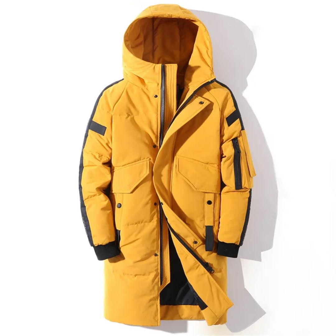 Vogrtcc Piumino Da Uomo Con Cappuccio Lungo E Parka