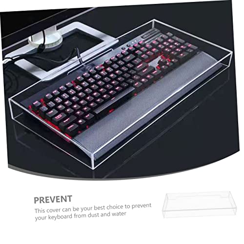 Protector de teclado mecánico contra el polvo con acrílico transparente muy resistente 7