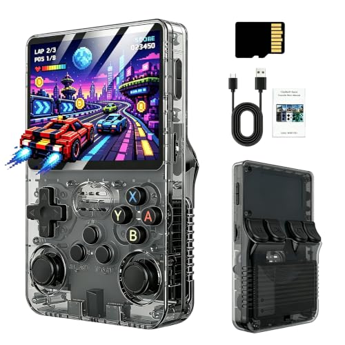 Console de Jeu Rétro Portable Écran IPS 3,5 Pouces...