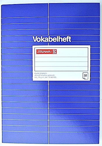 BRUNNEN 5123550 Vokabelheft A5 BRUNNEN 32 Blatt 25 Stück