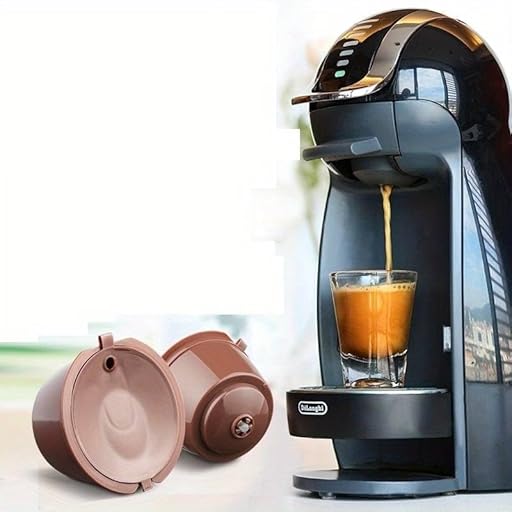 CHEFZOCO Cápsula de café recargable para Dolce Gusto, Cápsula de café reutilizable, Cápsula de café rellenable, Filtros de Café Recargable, Capacidad 8 gramos de café molido, Plástico, 1 unidad | Ya disponible en tu tienda friki favorita! En mundofriki.es!