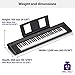 YAMAHA NP12 61-Key Lightweight Portable Keyboard, Black (Power Adapter Sold Separately)