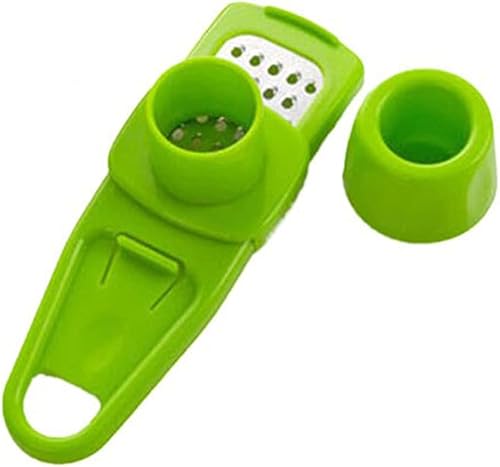 Angel's Peel Lounge Picadora de ajo multiusos y trituradora fácil de apretar y limpiar, apta para lavavajillas. Diseño resistente que extrae más