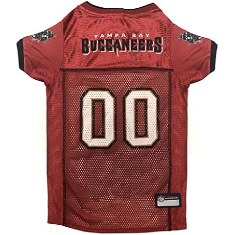 NFL Tampa Bay Buccaneers Dog Jersey, Size: XX-Large. Best Football Jersey Costume for Dogs & Cats. Licensed Jersey Shirt Cover