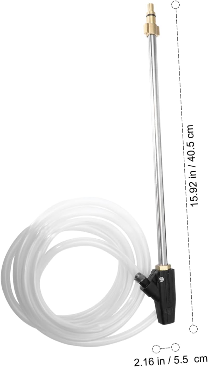 1Pc High Pressure Sand Washer with Nozzle Professional for Surface Cleaning Removal Sandblasting Durable Efficient Design for Rims Fences