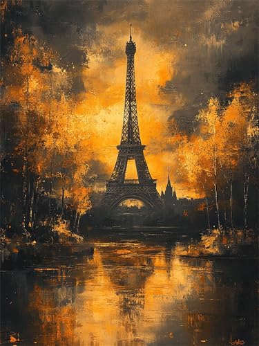 Peinture numero adulte tour, cadeau loisirs créatifs