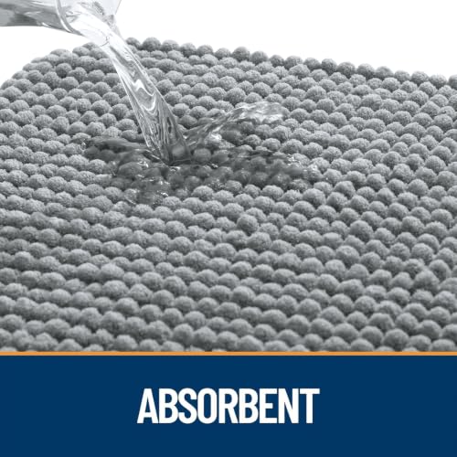Image of OLANLY Dog Door Mat for Muddy Paws 30x20, Absorbent Chenille Mud Doormat