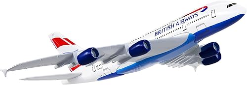 Miniatura 4 de 1400 modelo británico A380 avión 6.3 in aleación fundido a troquel colección de aviones modelo modelo plano para colección o regalo ornamento