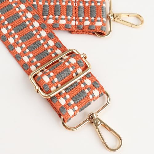 Image of Adjustable Replacement Shoulder Strap Luggage Straps Belt Crossbody Canvas Bag Handbag Purse Strap for Women (M-Style 72)