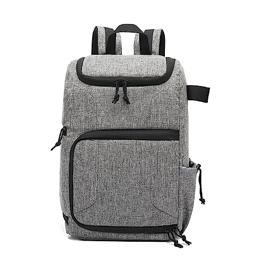 VBPCEFZTLK Bolsa de Fotos de la cámara Material Impermeable y Gran Capacidad, la Mochila es Adecuada for el Aire Libre o la Bolsa de trípode de la Bolsa de Lentes de Viaje Bolso de la cámara(Gray)