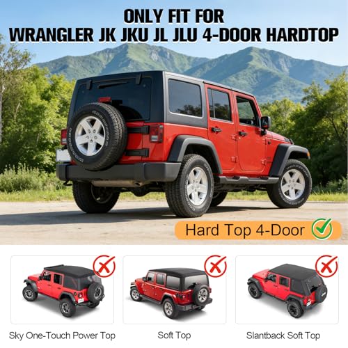Rear Cargo Rack Basket for Jeep Wrangler JK 4-Door Hardtops 2007-2026 by W&JWN - Used condition - Image 7