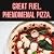 OOFT Pizza Oven Wood - 100% Kiln Dried Oak Cooking Wood - Perfect for Ooni, Gozney, Solo Stove & Other Brands - 12-14lb Box - High Heat & Slow Burn - Great for Grilling, Smoking, BBQ Wood (6 Inch)