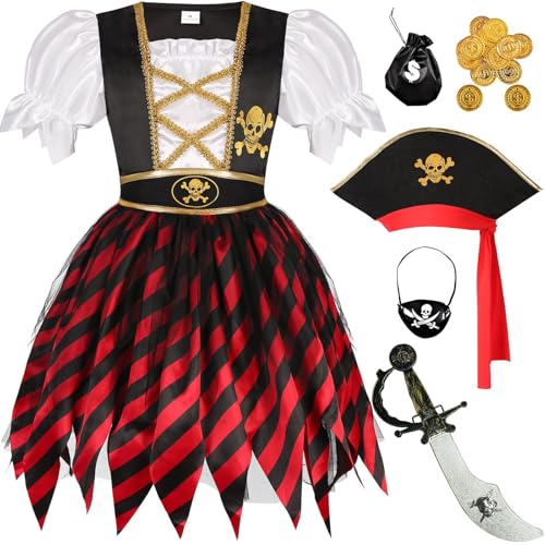Disfraz de Pirata para Niñas 7-9 Años miniatura 2