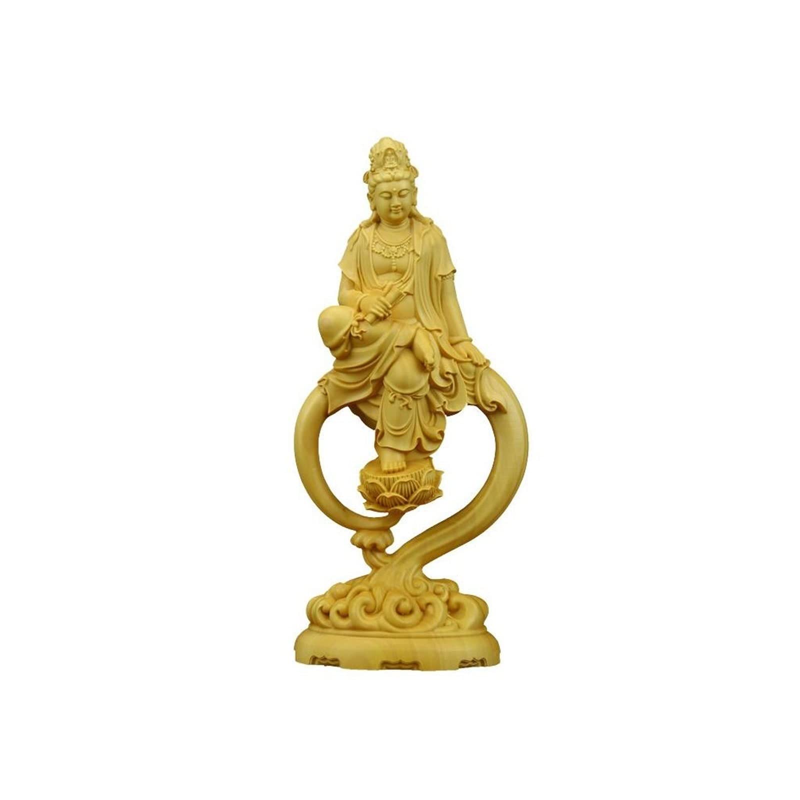 Statue de Jardin Méditation Bodhisattva Bouddha pour Zen Décor