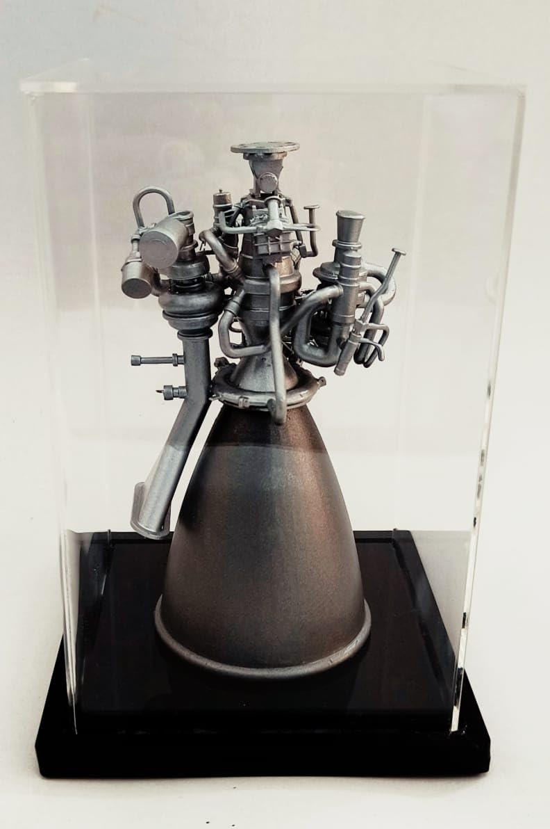ISRO Cryogenic Engine, 1/72 Scale Model Aircraft Engine, Standard ...
