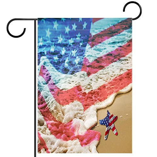 Drapeau de bienvenue double face en polyester résistant toutes saisons