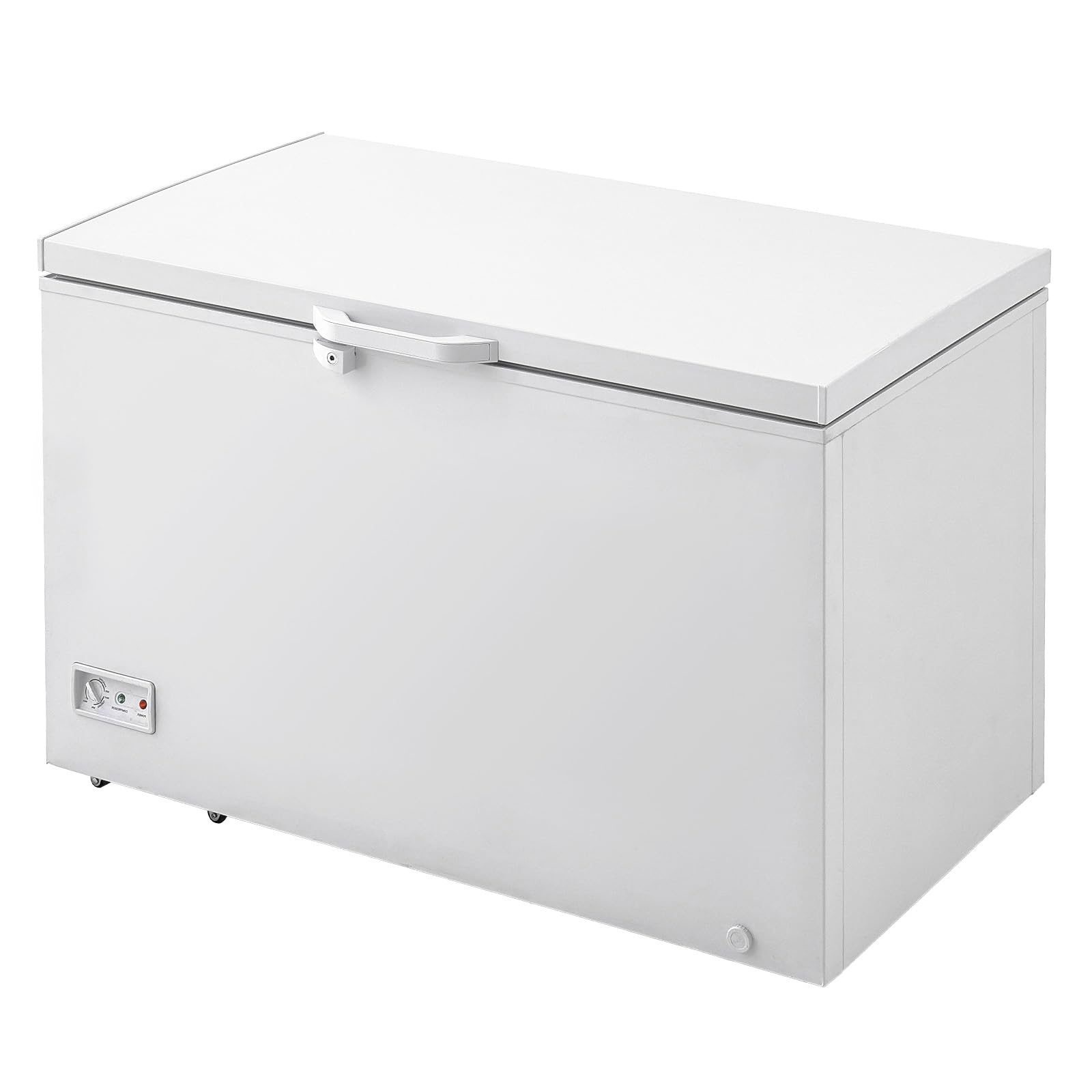Happybuy Chest Freezer, 12.8 Cu.ft / 345 L Large Deep Freezer; 4 Removable Baskets; Freestanding, Top Open Door, Locking Lid, 7-Level Temp, LED Light, 6 Wheels | Fridge.com
