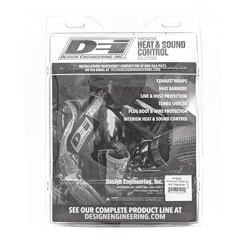 Image of Design Engineering Exhaust Sleeve And Locking Ties Kit