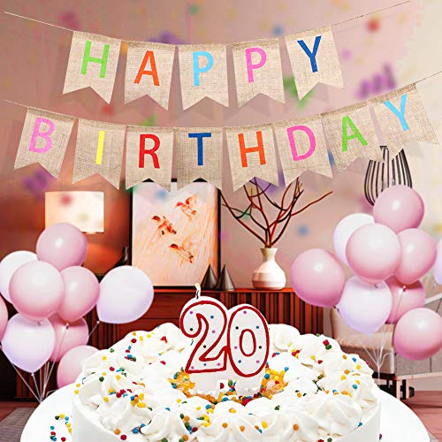 Soleebee 13 Pezzi Bandiera Banner di Tela da