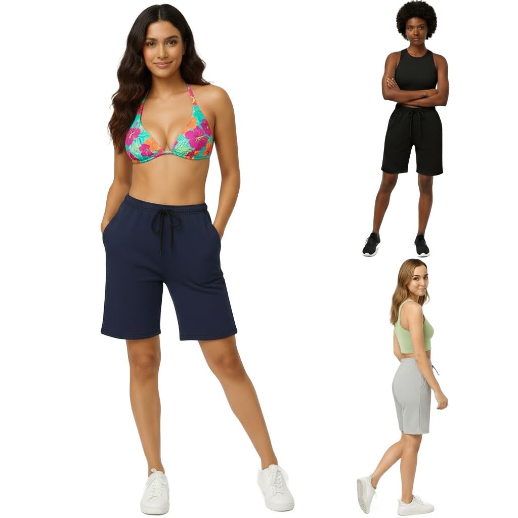 Clothing Accessories Women Lingerie Nightwear Sleep Lounge Wear Lounge Shorts R001 VBX28 Black Grey Navy PARENT-image-46