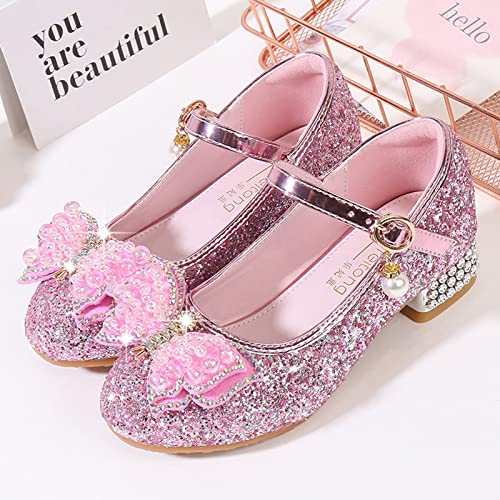 Kids Slip on Sandals Girls Toddler Little Kid Girls Dress Pumps Glitter Sequins Pool Shoes for Toddlers2