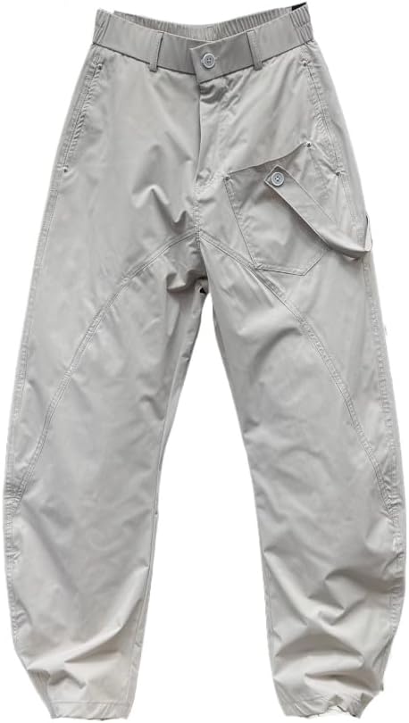 Autumn American Casual Pants Men Loose Straight Solid Color Work