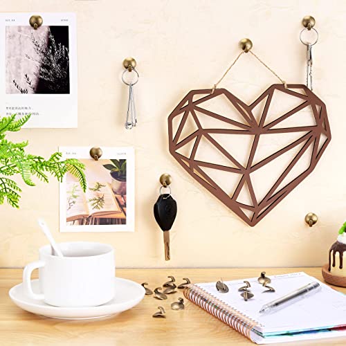 Zhengmy 30 Pack Metal Cubicle Hooks Fabric Panel Wall Hooks Cubicle Clips Push Pins Cubicle Picture Hangers For 20 Lbs Office Home Kitchen Accessories Supplies(Bronze) #TOP3