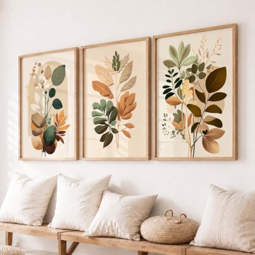 Image of kotart Painting for Wall Decoration - Modern Art Wall Decor Framed Painting for Living Room Bedroom - Framed Wall Posters /Paintings with Frame Set of 3 (Art-6, 13X17 inch)