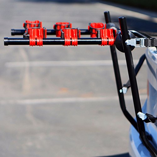 MTN Gearsmith New 3 Bike Trunk-Mount Hatchback SUV or Car Sport Bicycle Carrier Pannier Rack