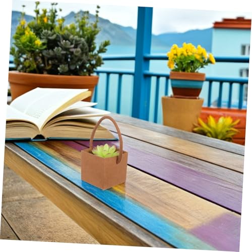 Corde en nylon brun et sac kraft Tofficu pour protéger vos compositions