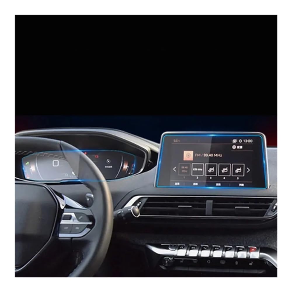Film protection écran navigation Peugeot 5008 contre rayures et traces