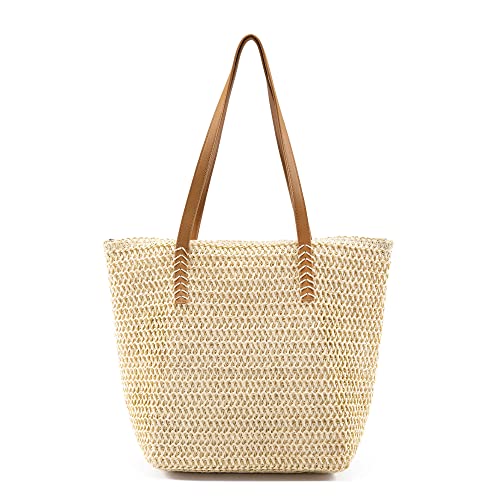 Faletony Stroh Strandtasche Flechttasche...