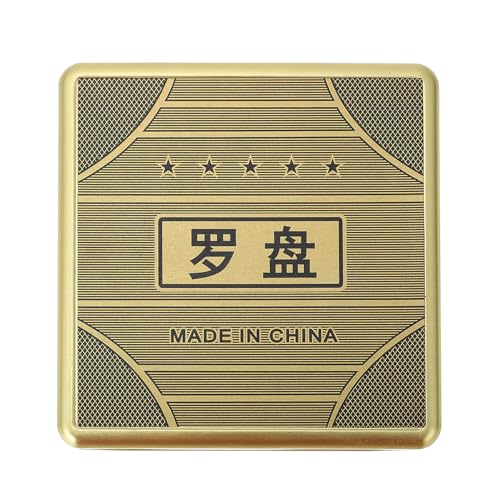 Brújula SUPVOX Feng Shui 12 cm Aleación para Camping miniatura 1