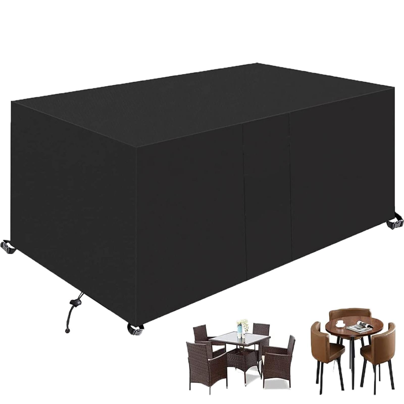 200x200x120cm/LxWxH GartenmöBel Abdeckung Wasserdicht - Winterfest 600D Oxford Schutzhülle für Terrassenmöbel Abdeckplane für Terrassenmöbel Lounge Sofa