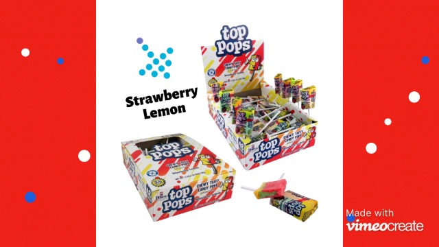 Amazon.com : Top Pops Chewy Candy Taffy Pops, Strawberry, 48 Pack