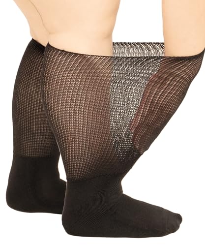 Gooi Extra Wide Socks for Swollen Feet Soft...