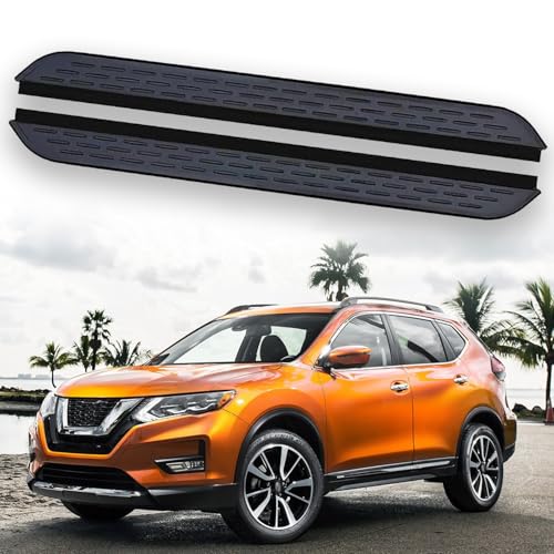 2 Pcs Estribos Laterales para Nissan Rogue X-Trail 2014-2020