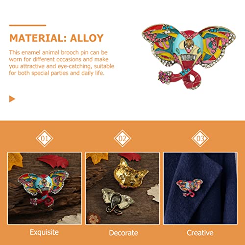 Broche éléphant strass un cadeau de mariage idéal pour vos proches