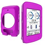 Moorovgi Funda Compatible con Garmin Edge 520,Funda Protectora de Silicona - Accesorio GPS para Bicicleta (Morado)