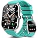 android zoll günstig Kaufen-Csasan Smartwatch für Damen Herren, 1,85 Zoll Touchscreen Smart Watch mit Bluetooth Anrufe, Fitnessuhr mit Puls-Schlaf-Monitor Schrittzähler, Uhr für Android iOS, Gras-Grün