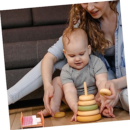 Toyvian 1 Conjunto Modelo De Cama Mobília De Quarto Cama De Solteiro Cama De Boneca De Madeira Móvei