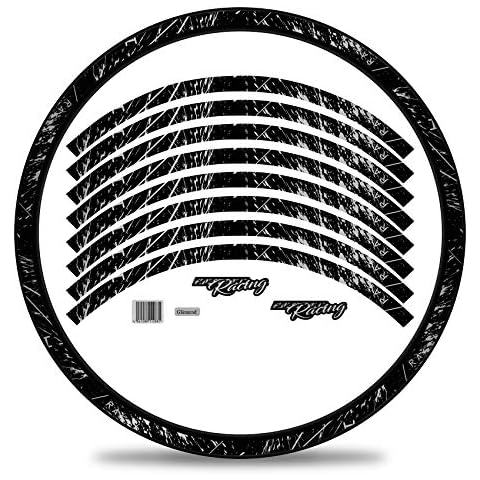 Finest Folia 16-piece Racing Rim Stickers Cover