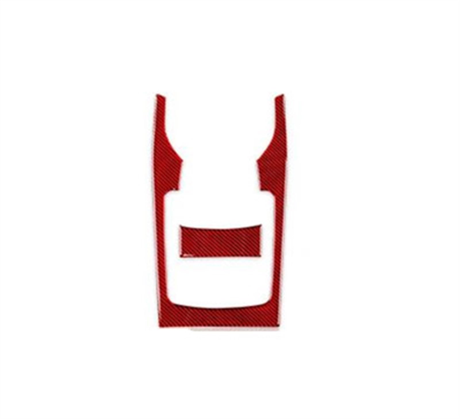 Car Interior Accessories Modification Gear Shifter Insert Console Panel Cover for Subaru for Impreza 2009 2010 2011 Anti-dust(Rosso)