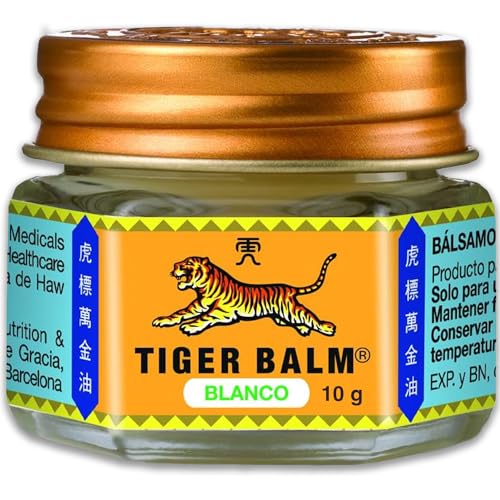 Tiger Balm Original 19g | Bálsamo de tigre | Bálsamo de tigre blanco | Crema antiinflamatoria | Crema dolores musculares y articulaciones efecto frio | Dolor de cabeza (10)