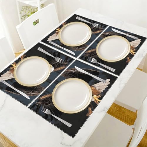 Napperons 3D lavables pour protéger la table des taches et rayures - 6