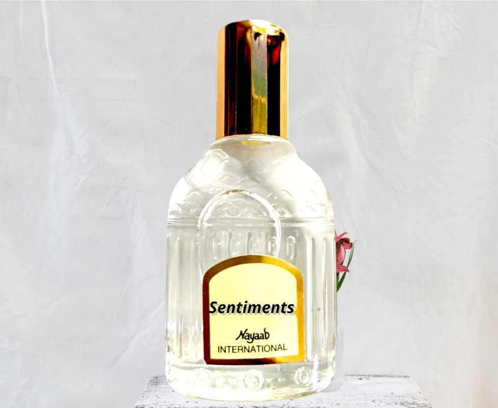 Nayaab International SENTIMENT Premium Collection Attar Set – Arabic & French Non-Alcoholic Roll-On Perfume Oils | Unisex Long-Lasting Floral Fragrance Blend | Pack of 1 (25ml Each)