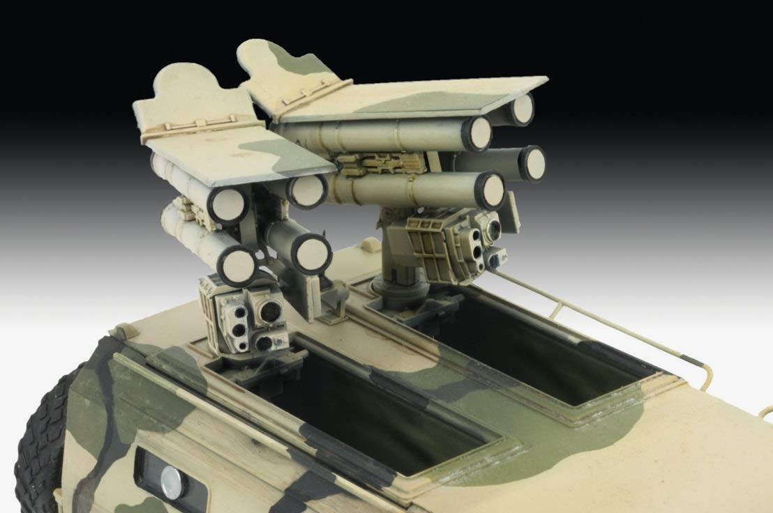 Zvezda 530003698 Voertuig 1:35 Pantsir S1 Anti-Aircraft System, modelbouwset, plastic bouwpakket, bouwpakket voor montage, gedetailleerde replica, meerkleurig